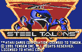 Steel Talons Title Screen